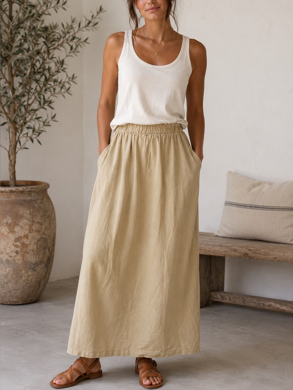 CP Shades Maxi Skirt